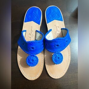 Jack Rogers Sandal, Bright Royal Blue. Size 10. EUC.